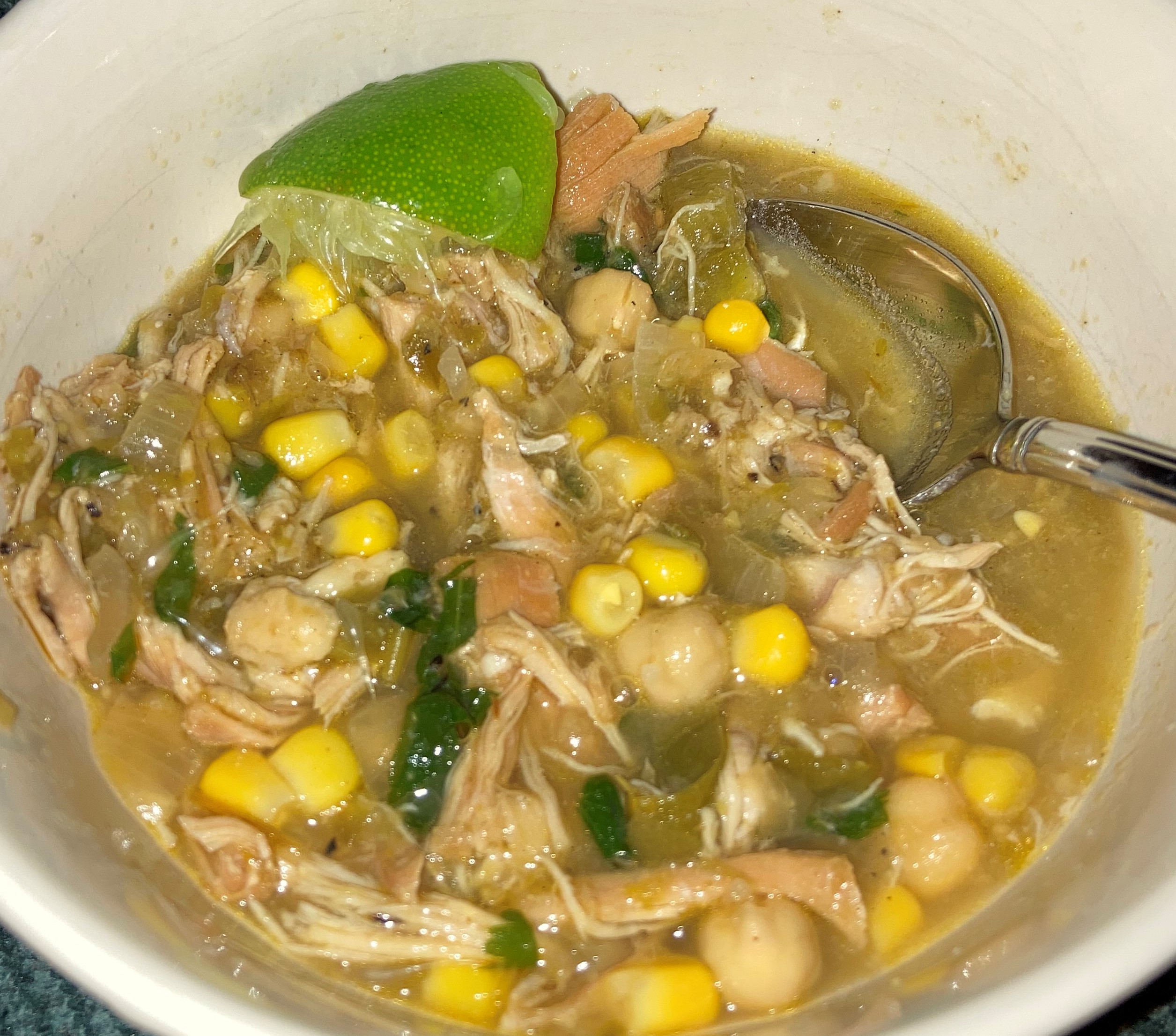 White chili with lime